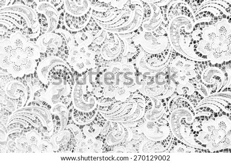 lacework - white design background