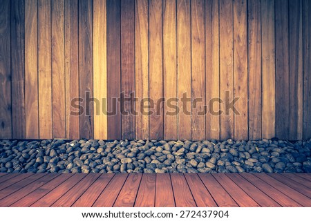 wooden wall and rock stone and wood floor - room many natural hard strong classic interior design surface