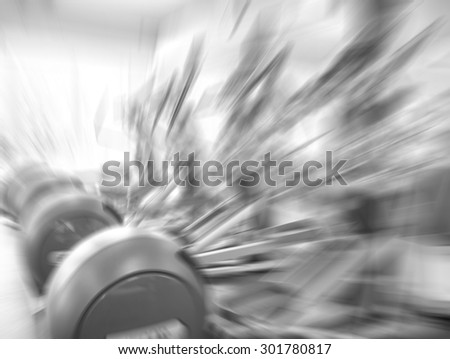 blurred image of gym motion blur for background - healthy fitness club clean center