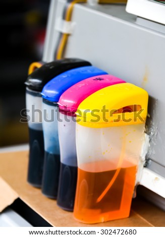 color tank on inkjet printer