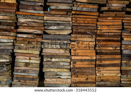 stack of wood -  brown blank plank surface grunge wooden wall floor frame exterior panel timber material grey background