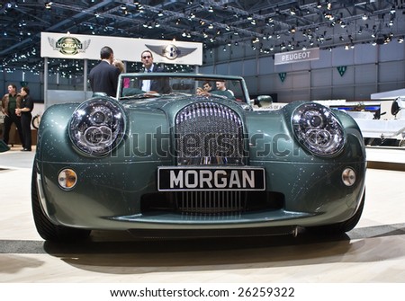 Morgan Car Logo. MARCH 7: Morgan racing car