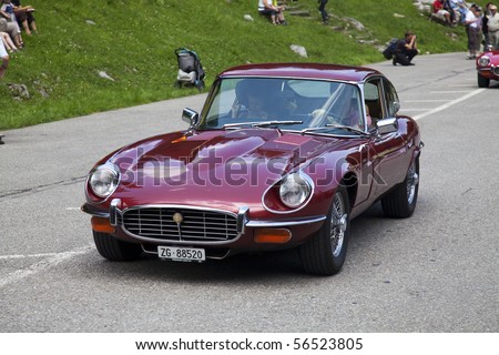  Car On The 7th International QuotOldtimer MeetingQuot In Schwaegalp 