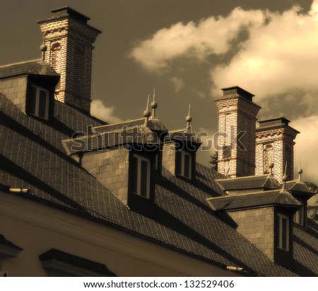 Roofs, dormer windows and chimneys