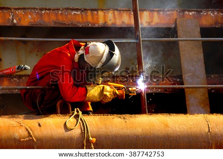 welding - Man at work,work in progress, safety measures in welding,safety in india