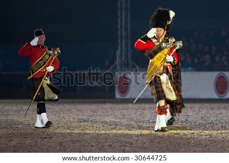 WINDSOR - MAY 13: Drum majors from 