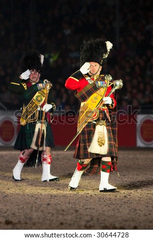 WINDSOR - MAY 13: Drum majors from 