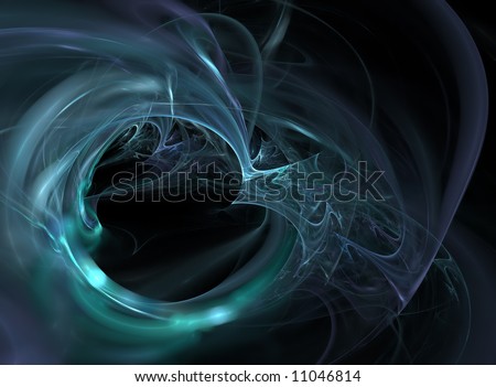 Blue Black Swirls