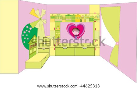 bedroom vector