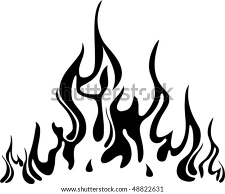 Fire Stock Vector Illustration 48822631 : Shutterstock