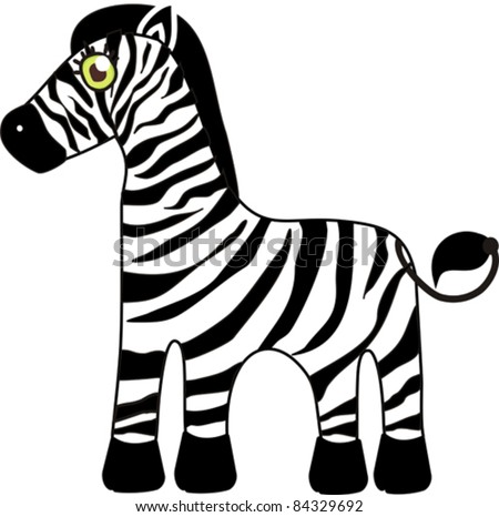 Zebra In Cartoon