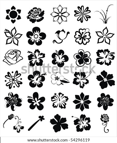Flower Images Stock Vector Illustration 54296119 : Shutterstock
