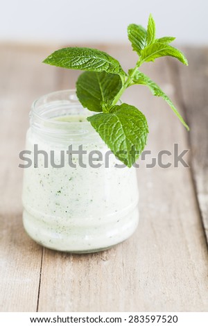 Mint fresh smoothie
