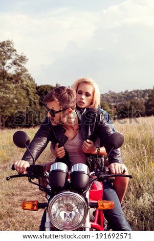 Motorcycle Couple