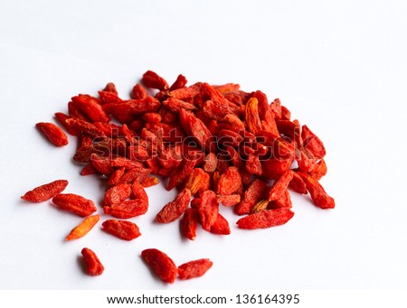 Goji berries for Chinese herbal soup