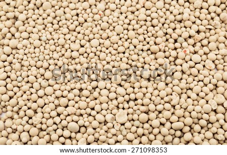 Mineral fertilizers balls. Background