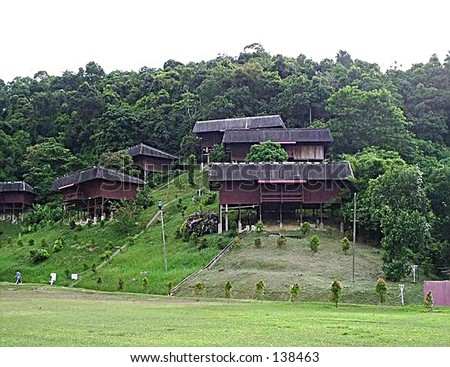 resort house on hill