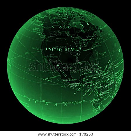 globe usa world