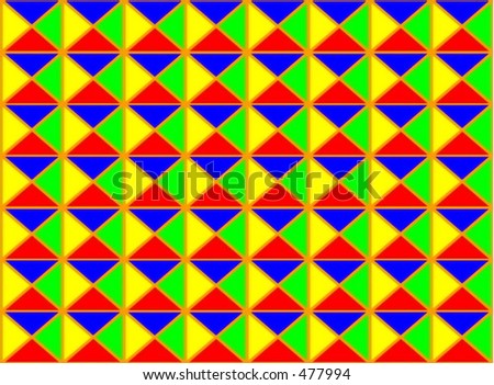 color pattern - triangle all over