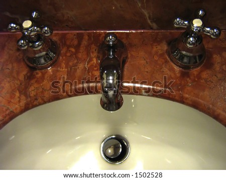 classic designer tap & sink