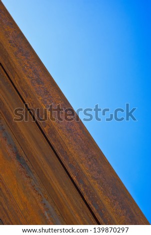 Metal construction and blue sky/Metal construction and blue sky/Metal construction and blue sky