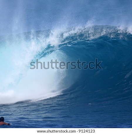 wave at Pipeline Hawaii