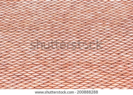 Roof Tile background or texture