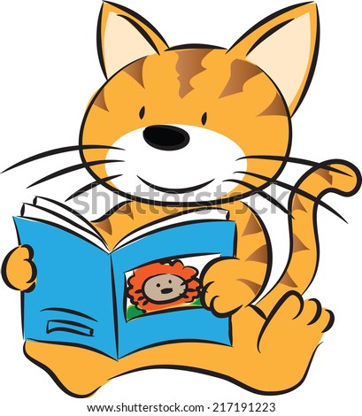 cat reading