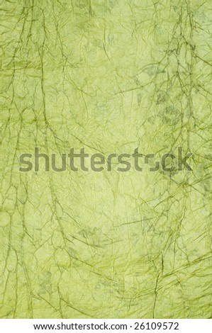 Green paper textured grunge background for designers