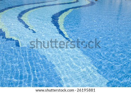 Clean transparent water pool background