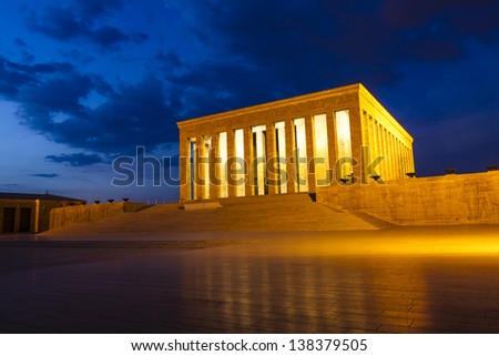 Anitkabir at Sunset Anitkabir at Sunset