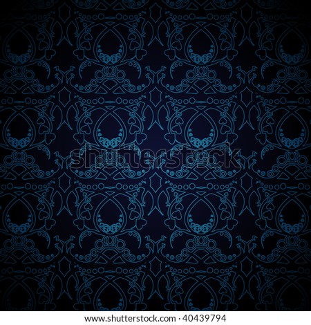 wallpaper blue and black. stock vector : lue and lack