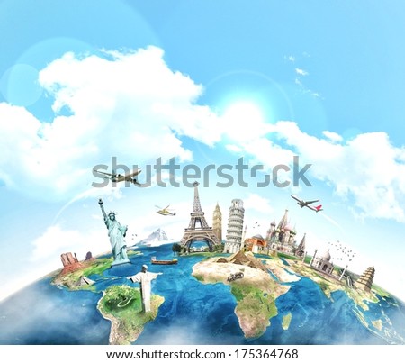 Travel The World Monument Concept