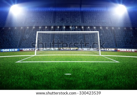 Stadium Soccer Goal or Football Goal