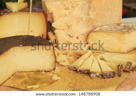 cheeses buffet wedding