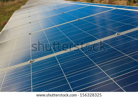 photovoltaic panels green energy no carbon dioxide