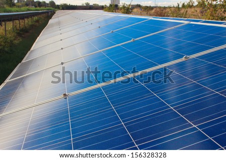 photovoltaic panels green energy no carbon dioxide