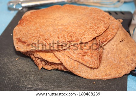 castegne pancakes frying oil
