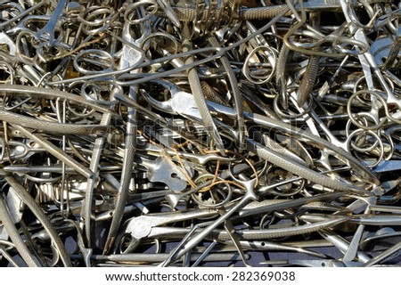 scrap metal knives cutlery ancient antiquities markets florence