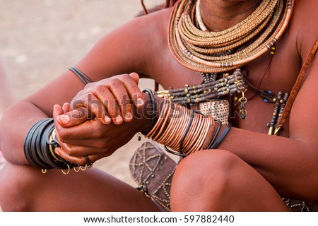 population himba namibia country africa