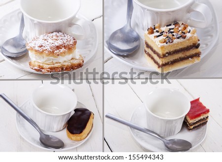 assorted cakes composition