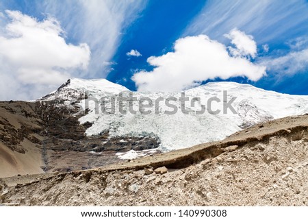 Ice Mountains in Tibet