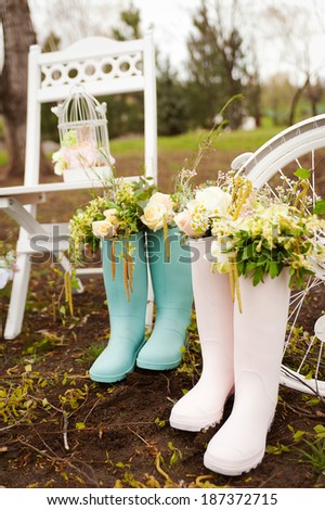 Wedding decor in the style of Provence