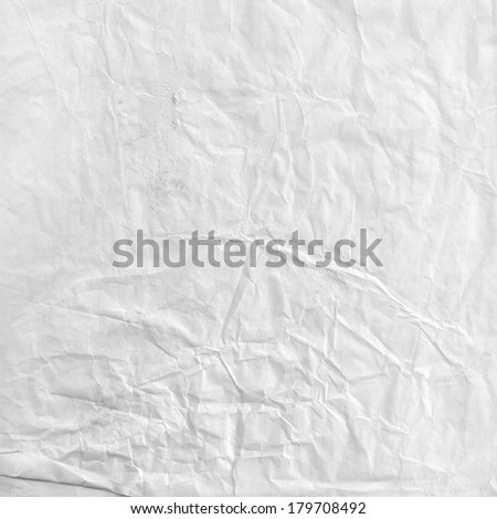 Crumpled paper sheet. Wrapping-paper texture. Phototexture for your design