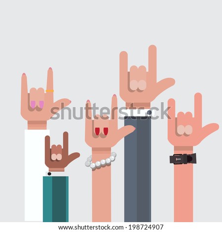 love hand sign show vector illustration love hand sign show vector illustration