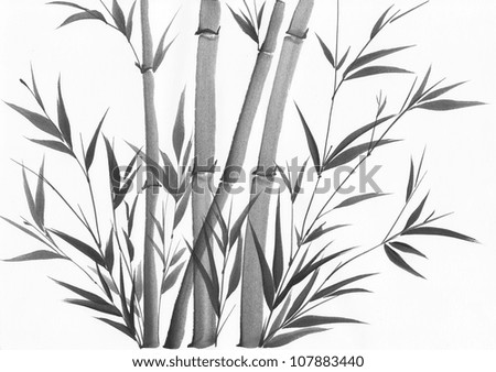 asian bamboo art