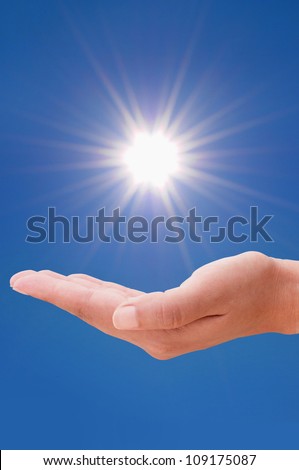 Sun in hand