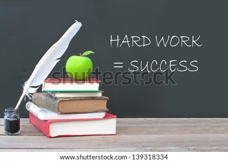 Hard work equals success