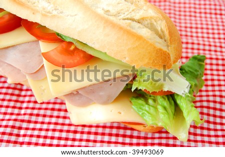 Large deli sandwich