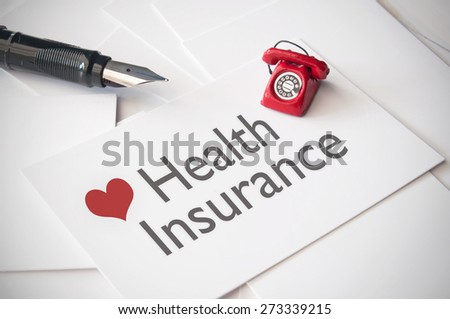 Health insurance business card